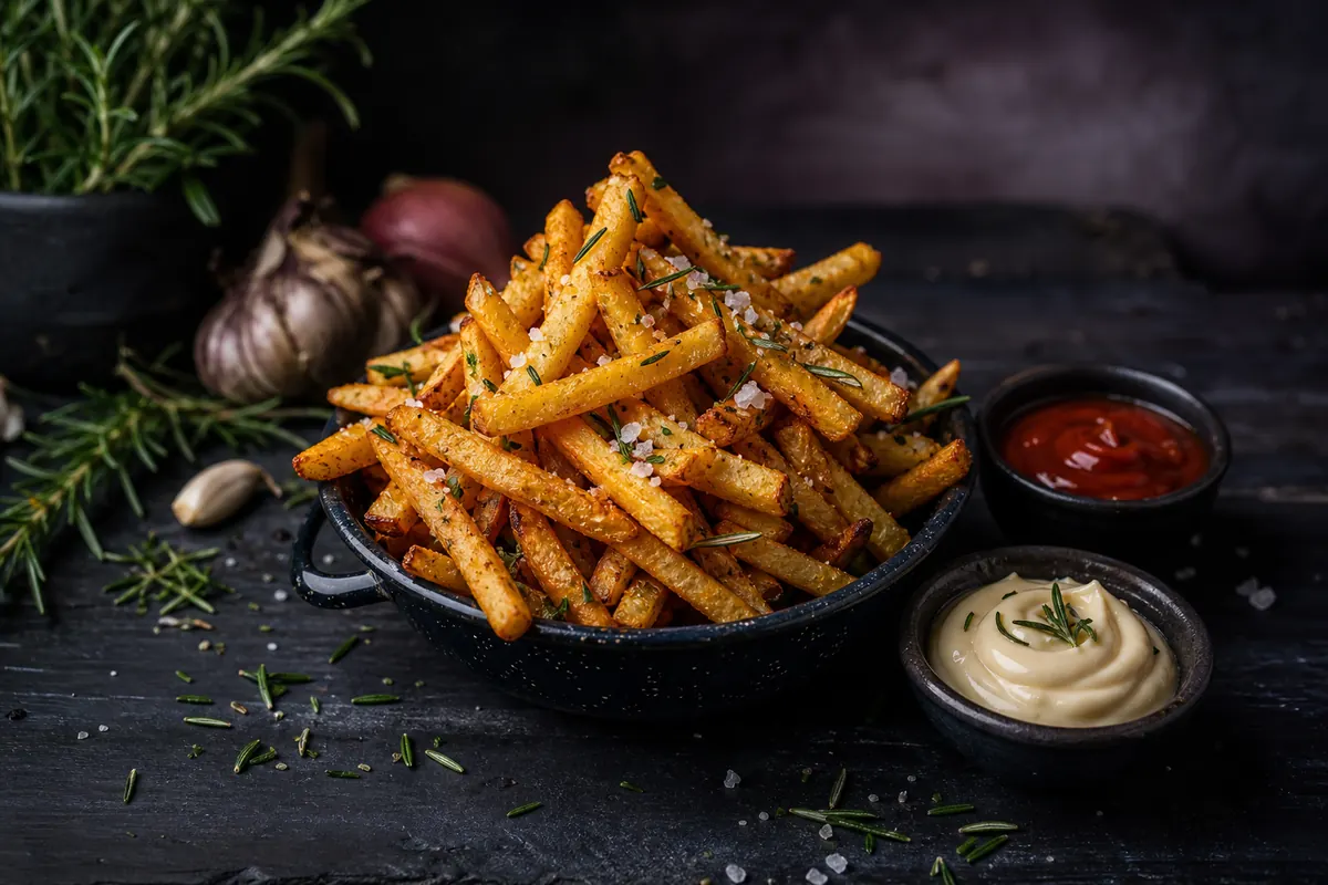 Vegane Pommes: So werden sie im Airfryer richtig knusprig